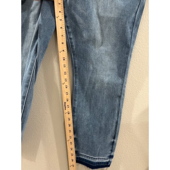 JUDY BLUE Jeans Thermadenim Undone Hem Boyfriend Fit size 9/29 - Picture 8 of 10